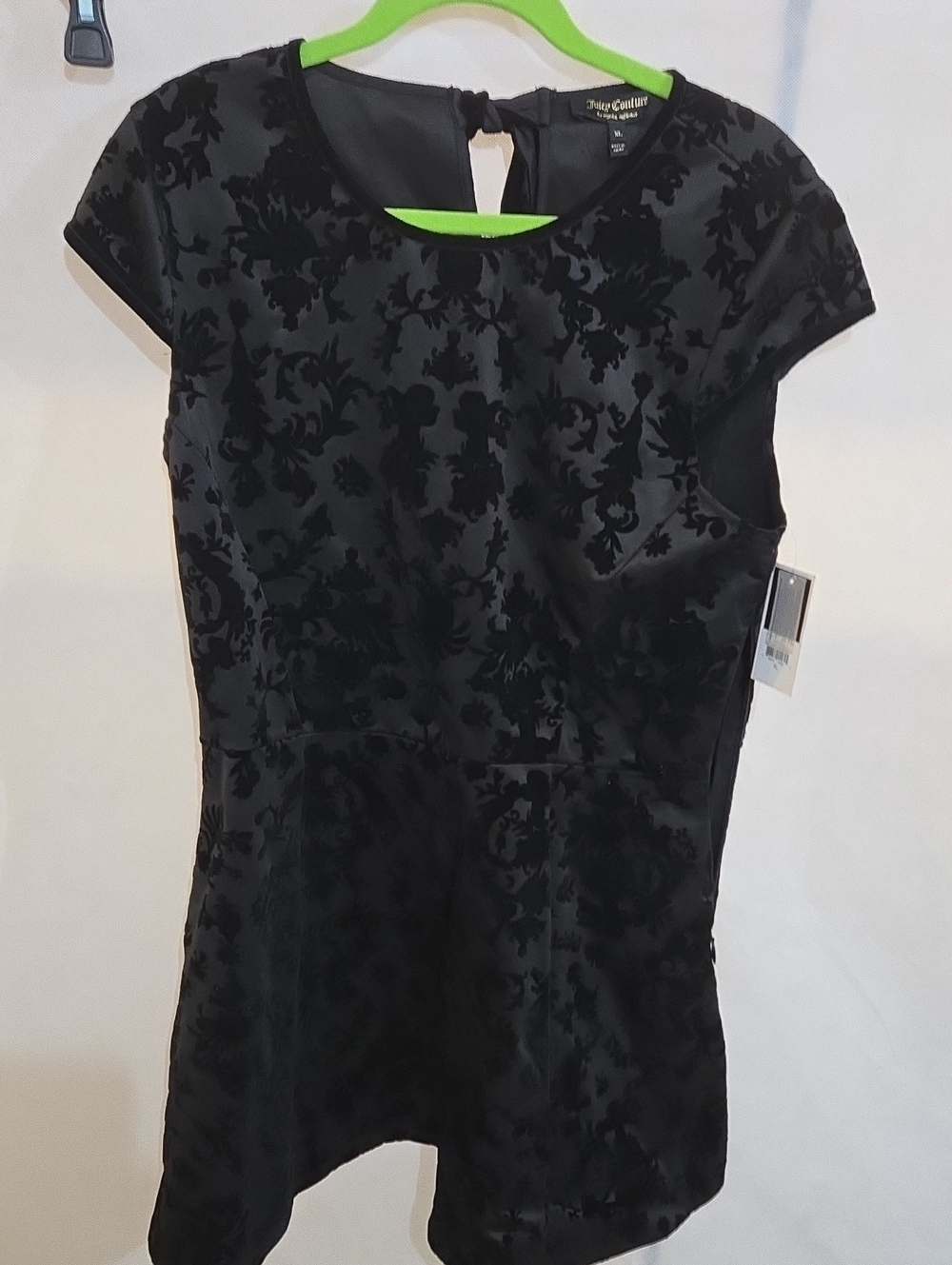 Juicy Couture Black Velvet Dress